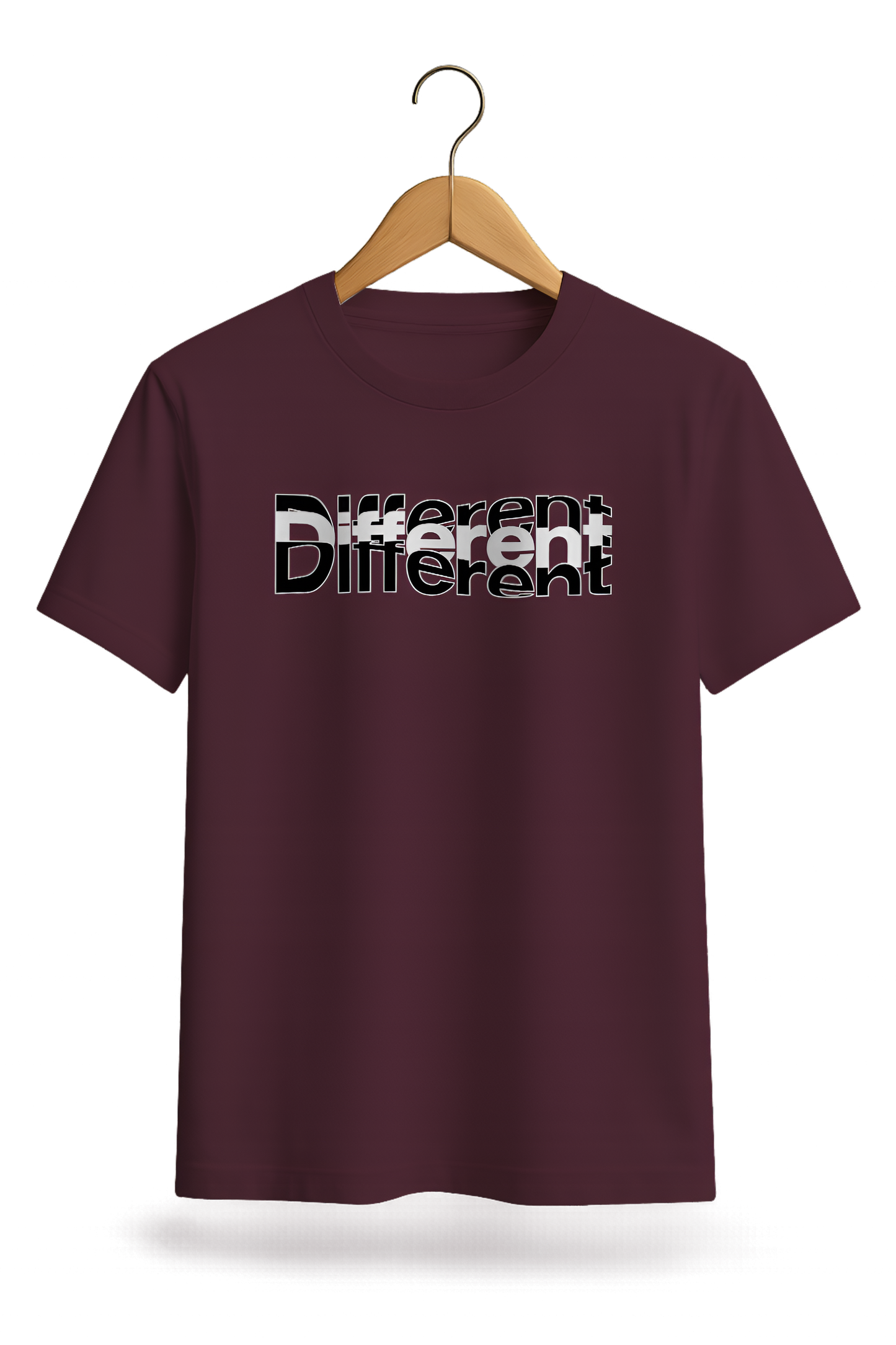 "Different" Typography Cotton T-Shirt - Minimalist Collection