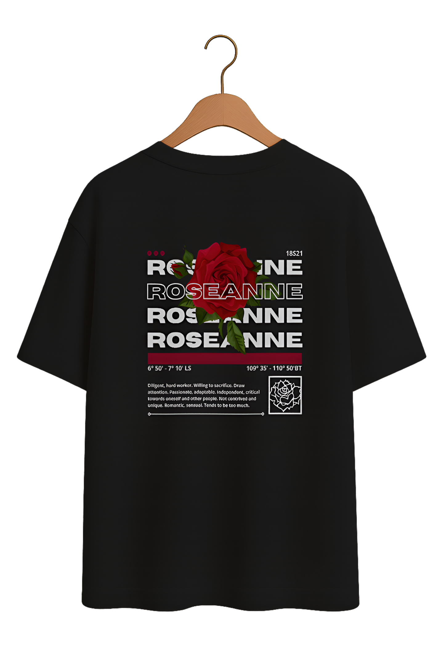 Roseanne Vintage Rose Graphic Tee