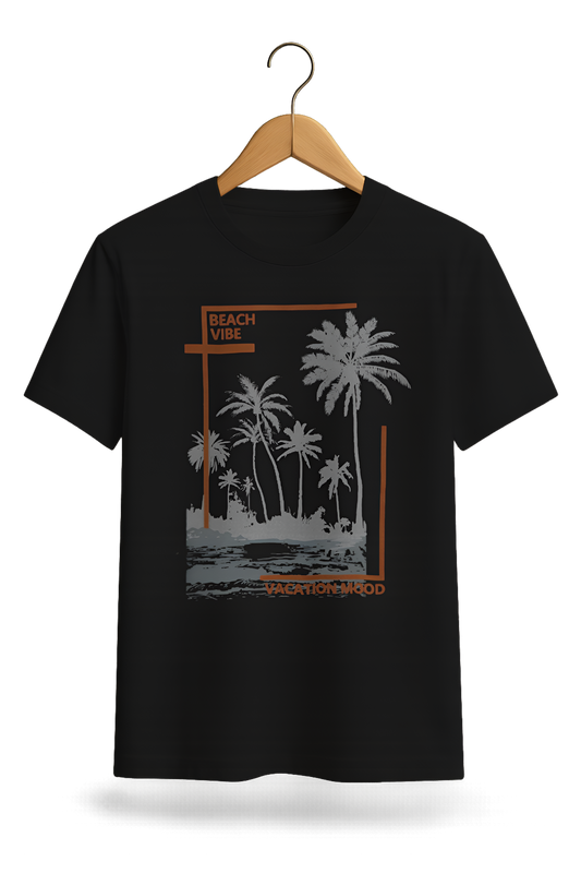 Beach Vibe Vacation Mode Tee - Minimalist Collection