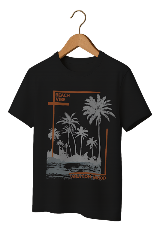 Beach Vibe Vacation Mode Tee - Minimalist Collection