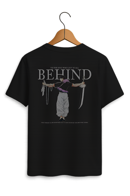 Behind Warrior Anime Graphic Tee