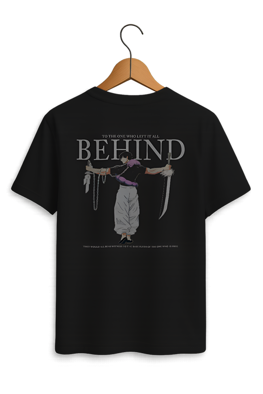 Behind Warrior Anime Graphic Tee