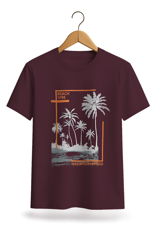 Beach Vibe Vacation Mode Tee - Minimalist Collection