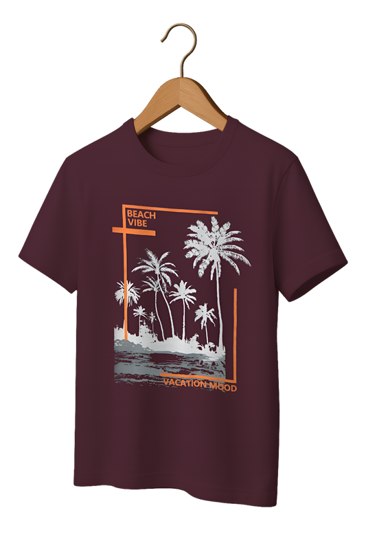 Beach Vibe Vacation Mode Tee - Minimalist Collection