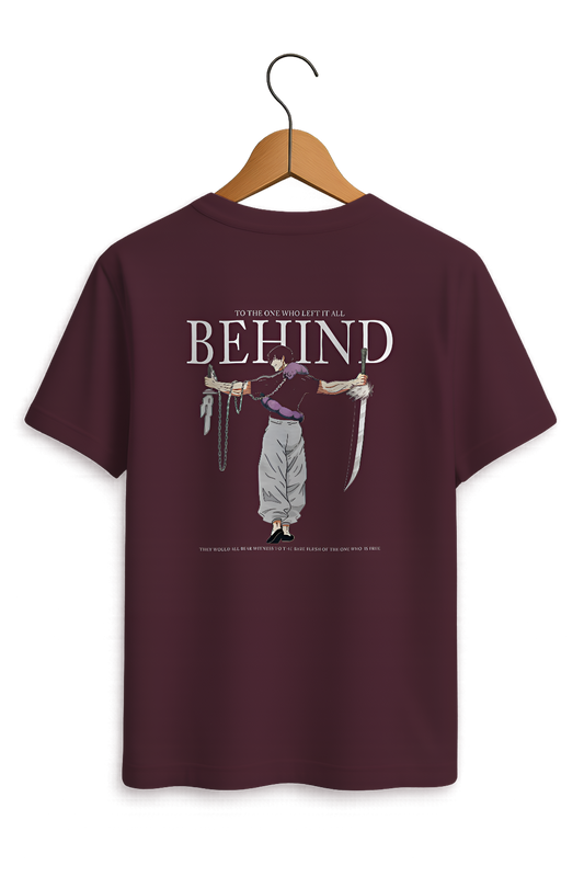 Behind Warrior Anime Graphic Tee