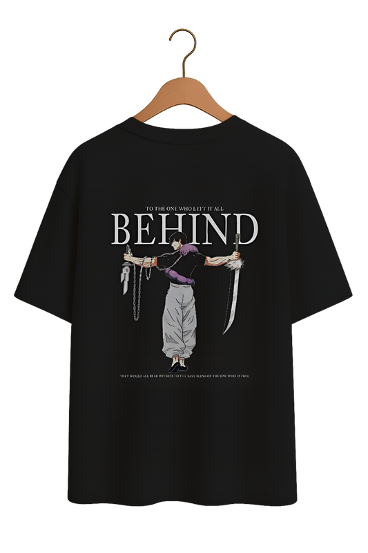 Behind Warrior Anime Graphic Tee